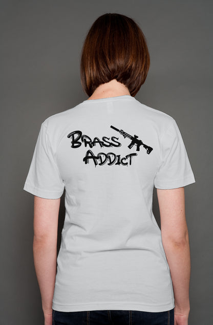 Pew Crew-Brass Addict V-Neck Unisex