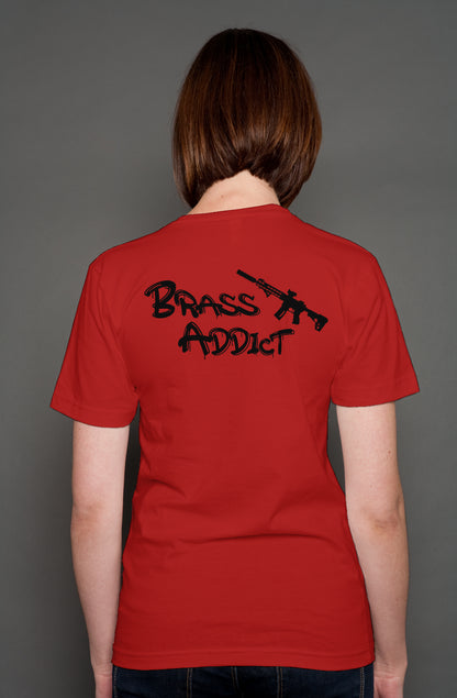 Pew Crew-Brass Addict V-Neck Unisex