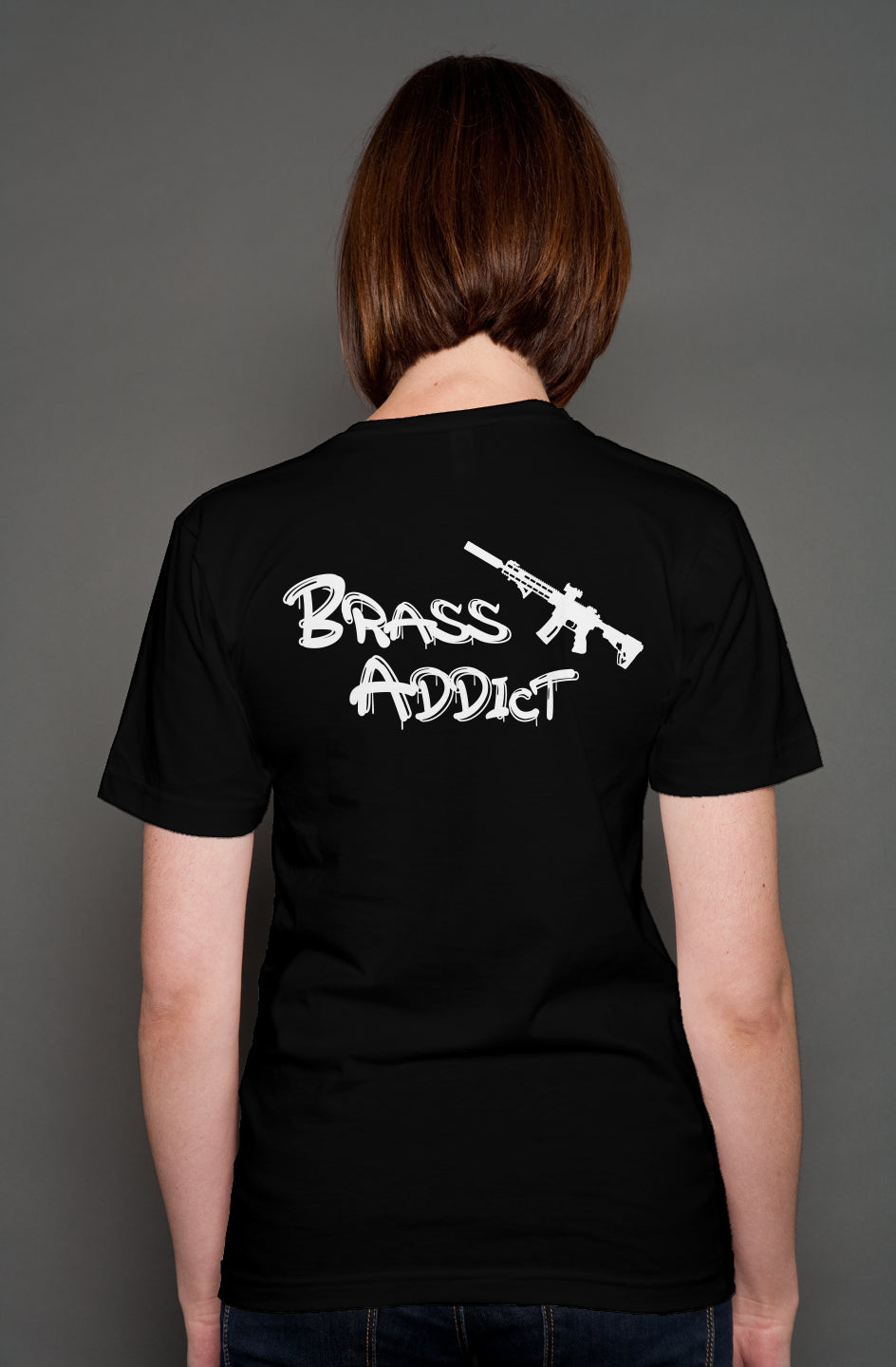 Pew Crew-Brass Addict V-Neck Unisex