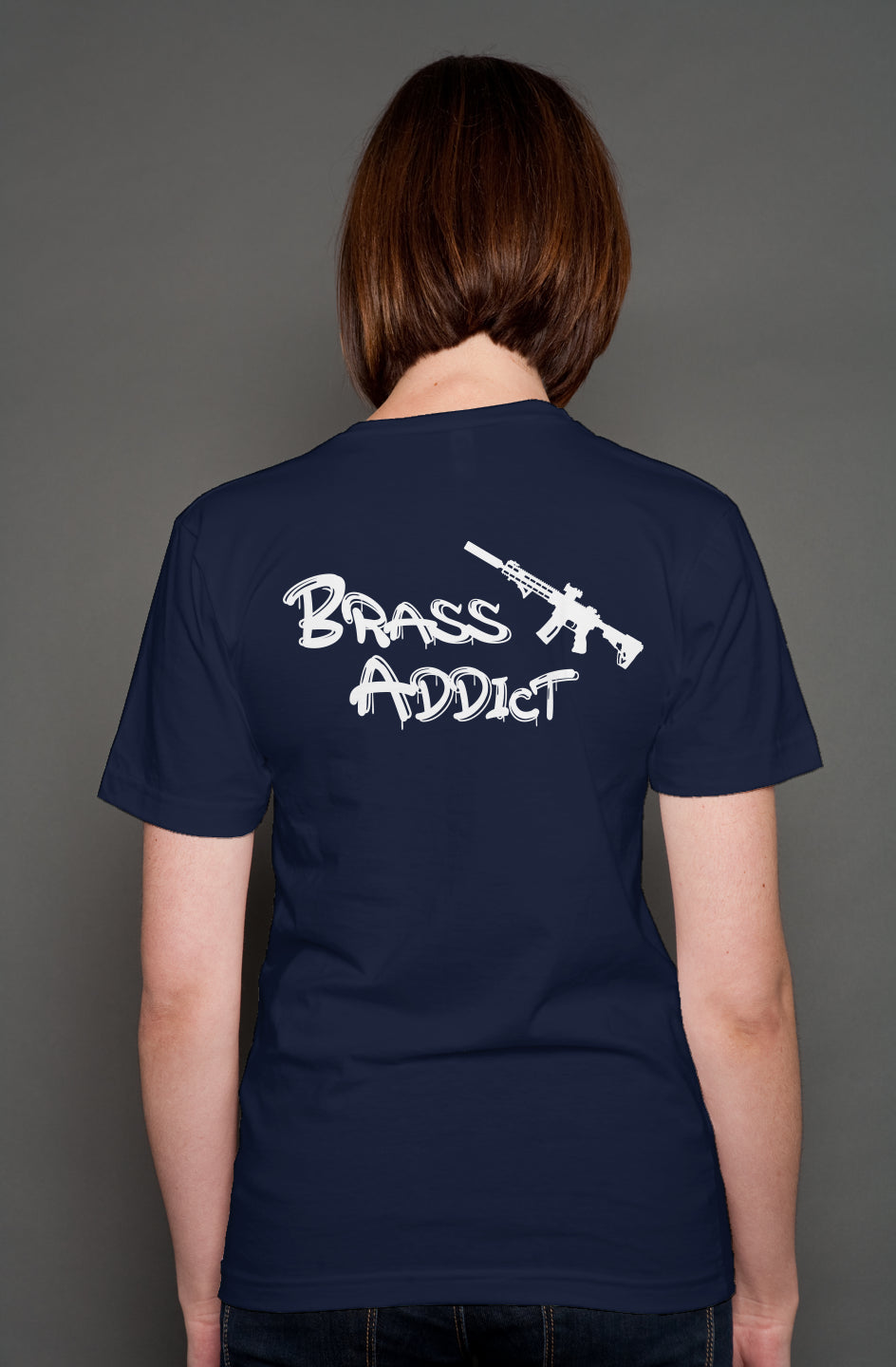 Pew Crew-Brass Addict V-Neck Unisex