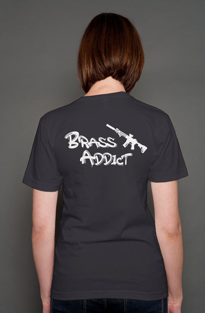 Pew Crew-Brass Addict V-Neck Unisex