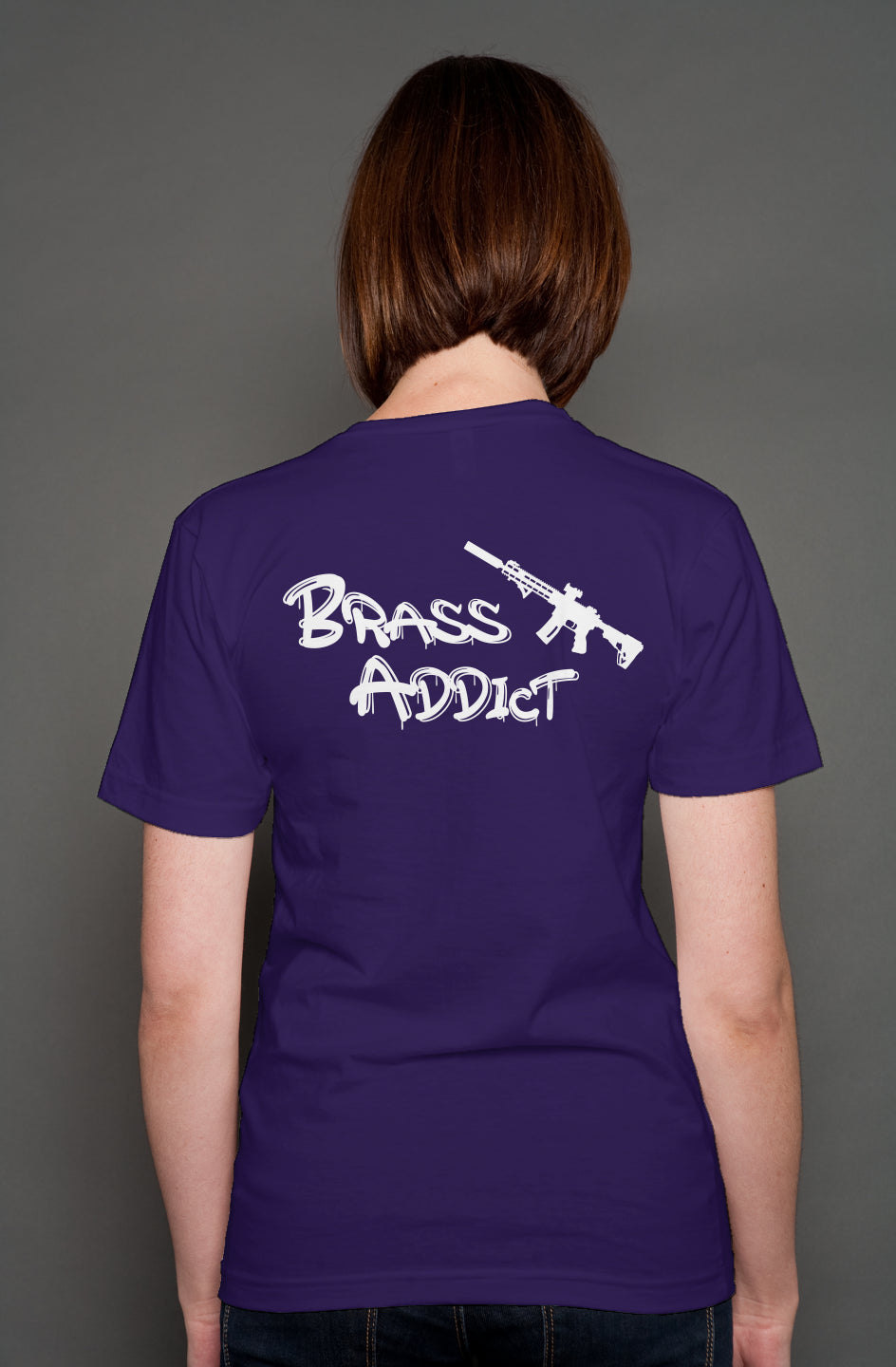 Pew Crew-Brass Addict V-Neck Unisex