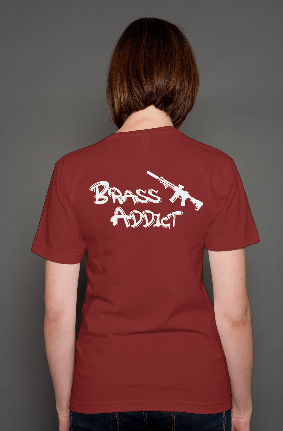 Pew Crew-Brass Addict V-Neck Unisex